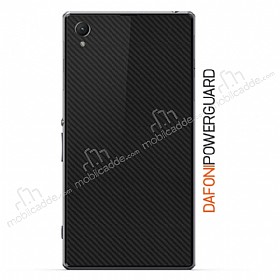 Dafoni PowerGuard Sony Xperia Z1 Arka Karbon Fiber Kaplama Sticker