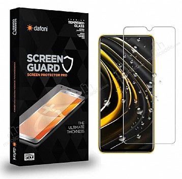 Dafoni Xiaomi Poco M3 Tempered Glass Premium Cam Ekran Koruyucu