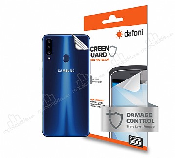 Dafoni Samsung Galaxy A20S Darbe Emici Arka Gvde Koruyucu