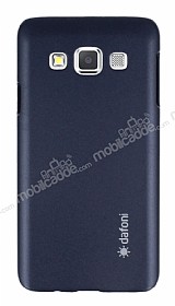 Dafoni Samsung Galaxy A3 Metallic Thin Dark Silver Rubber Klf