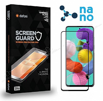 Dafoni Samsung Galaxy A51 Full Mat Nano Premium Ekran Koruyucu