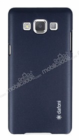 Dafoni Samsung Galaxy A5 Metallic Thin Dark Silver Rubber Klf