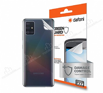 Dafoni Samsung Galaxy A51 Darbe Emici Arka Gvde Koruyucu