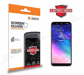 Dafoni Samsung Galaxy A6 2018 Slim Triple Shield Ekran Koruyucu
