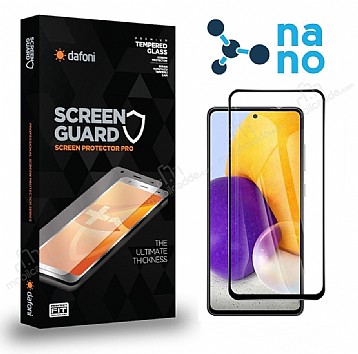 Dafoni Samsung Galaxy A72 Full Mat Nano Premium Ekran Koruyucu