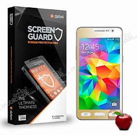 Dafoni Samsung Galaxy Grand Prime / Prime Plus Tempered Glass Ayna Gold Cam Ekran Koruyucu