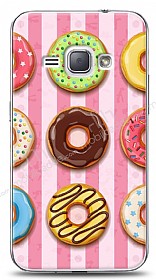 Samsung Galaxy J1 2016 Donut Pembe Klf