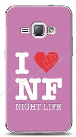Samsung Galaxy J1 2016 I Love Night Life Pink Klf