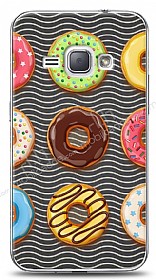 Samsung Galaxy J1 2016 Siyah Donut Klf