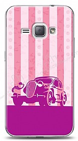 Samsung Galaxy J1 2016 Vintage Car Pink Klf