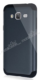 Dafoni Samsung Galaxy J3 2016 Slim Power Ultra Koruma Siyah Klf