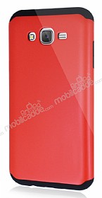 Dafoni Samsung Galaxy J7 / Galaxy J7 Core Slim Power Ultra Koruma Krmz Klf