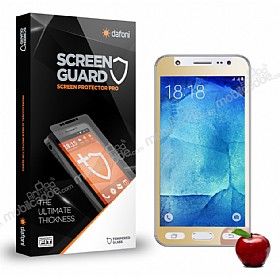 Dafoni Samsung Galaxy J5 Tempered Glass Ayna Gold Cam Ekran Koruyucu