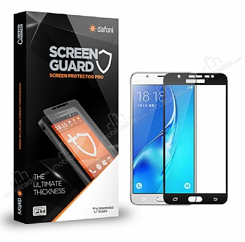 Dafoni Samsung Galaxy J7 / Galaxy J7 Core Tempered Glass Premium Full Siyah Cam Ekran Koruyucu