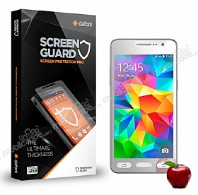 Dafoni Samsung Galaxy Grand Prime / Prime Plus Tempered Glass Ayna Silver Cam Ekran Koruyucu