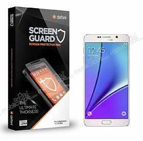 Dafoni Samsung Galaxy Note 5 Tempered Glass Premium Cam Ekran Koruyucu