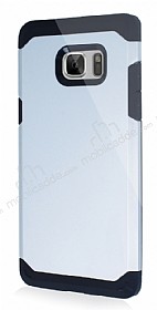 Dafoni Samsung Galaxy Note FE Slim Power Ultra Koruma Silver Klf