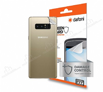 Dafoni Samsung Galaxy Note 8 Darbe Emici Arka Gvde Koruyucu