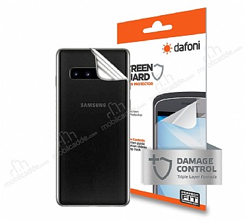 Dafoni Samsung Galaxy S10 Plus Darbe Emici Arka Gvde Koruyucu