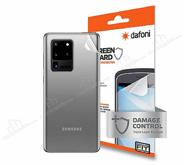 Dafoni Samsung Galaxy S20 Ultra Darbe Emici Arka Gvde Koruyucu