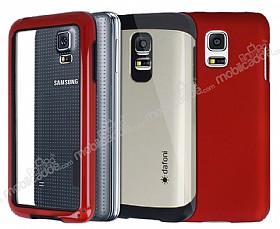 Dafoni Samsung Galaxy S5 mini For Women 3 Bir Arada Klf Seti