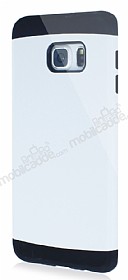 Dafoni Samsung Galaxy S6 Edge Plus Slim Power Ultra Koruma Beyaz Klf