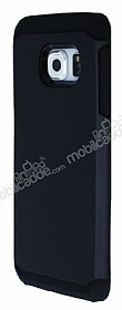 Dafoni Samsung Galaxy S6 Edge Slim Power Siyah Klf