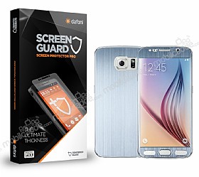Dafoni Samsung Galaxy S6 Titanium n + Arka Silver Cam Ekran Koruyucu