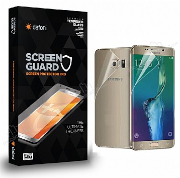 Dafoni Samsung Galaxy S7 edge Curve Darbe Emici effaf n+Arka Ekran Koruyucu Film