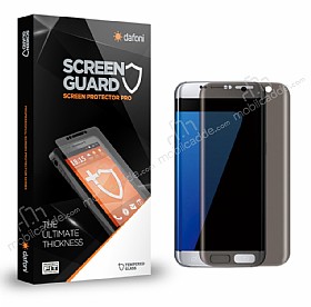 Dafoni Samsung Galaxy S7 Edge Curve Privacy Tempered Glass Premium Cam Ekran Koruyucu