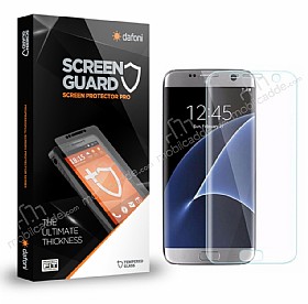 Dafoni Samsung Galaxy S7 Edge Tempered Glass Premium effaf Curve Cam Ekran Koruyucu