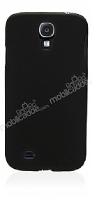 Eiroo Samsung i9500 Galaxy S4 Sert Mat Siyah Rubber Klf