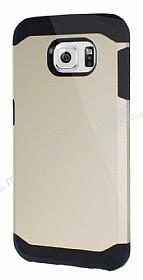 Dafoni Samsung i9800 Galaxy S6 Slim Power Ultra Koruma Gold Klf