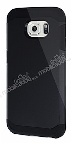 Dafoni Samsung i9800 Galaxy S6 Slim Power Ultra Koruma Siyah Klf