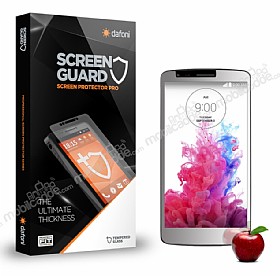 Dafoni LG G3 Tempered Glass Ayna Silver Cam Ekran Koruyucu