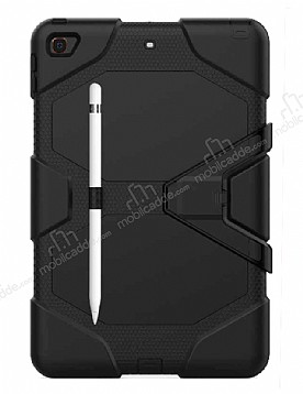 Dafoni Shock Armor Samsung Galaxy Tab A 10.1 2019 T510 Kalemlikli Ultra Koruma Siyah Klf