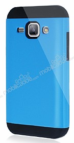 Dafoni Samsung Galaxy J1 Slim Power Ultra Koruma Mavi Klf