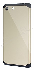 Dafoni Sony Xperia M5 Slim Power Ultra Koruma Gold Klf