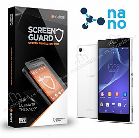 Dafoni Sony Xperia Z2 Nano Glass Premium n + Arka Cam Ekran Koruyucu