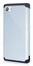 Dafoni Sony Xperia Z5 Compact Slim Power Ultra Koruma Silver Klf