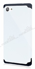 Dafoni Sony Xperia Z5 Compact Slim Power Ultra Koruma Beyaz Klf