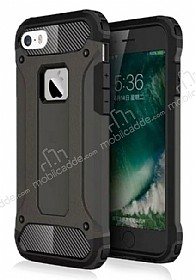 Tough Power iPhone SE / 5 / 5S Ultra Koruma Gun Black Klf