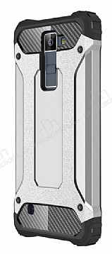 Tough Power LG K8 Ultra Koruma Silver Klf
