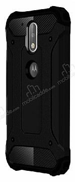 Tough Power Motorola Moto G4 Plus Ultra Koruma Siyah Klf