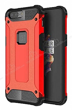 Tough Power OnePlus 5 Ultra Koruma Krmz Klf