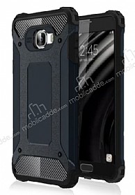 Tough Power Samsung Galaxy C7 SM-C7000 Ultra Koruma Siyah Klf