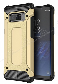 Tough Power Samsung Galaxy Note 8 Ultra Koruma Gold Klf