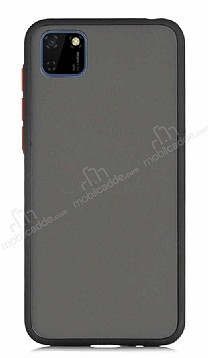 Dafoni Union Huawei Y5P Ultra Koruma Siyah Klf