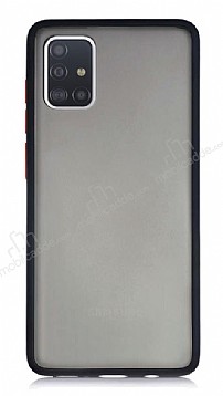 Dafoni Union Samsung Galaxy A51 Ultra Koruma Siyah Klf