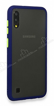 Dafoni Union Samsung Galaxy M10 Ultra Koruma Lacivert Klf